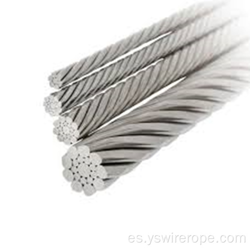 304 cable de alambre de acero inoxidable 7x7 6.0 mm